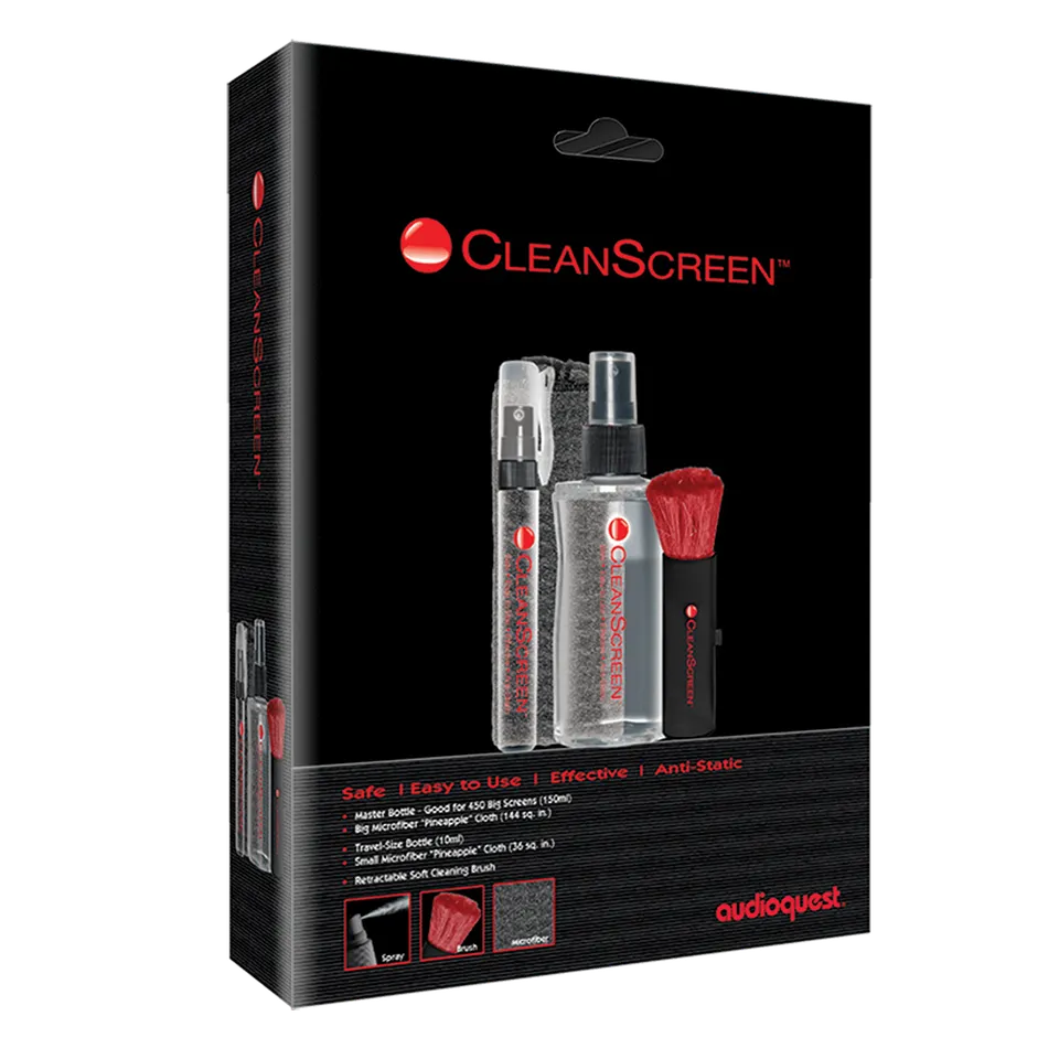 Audioquest CleanScreen kit pulizia schermi con panno