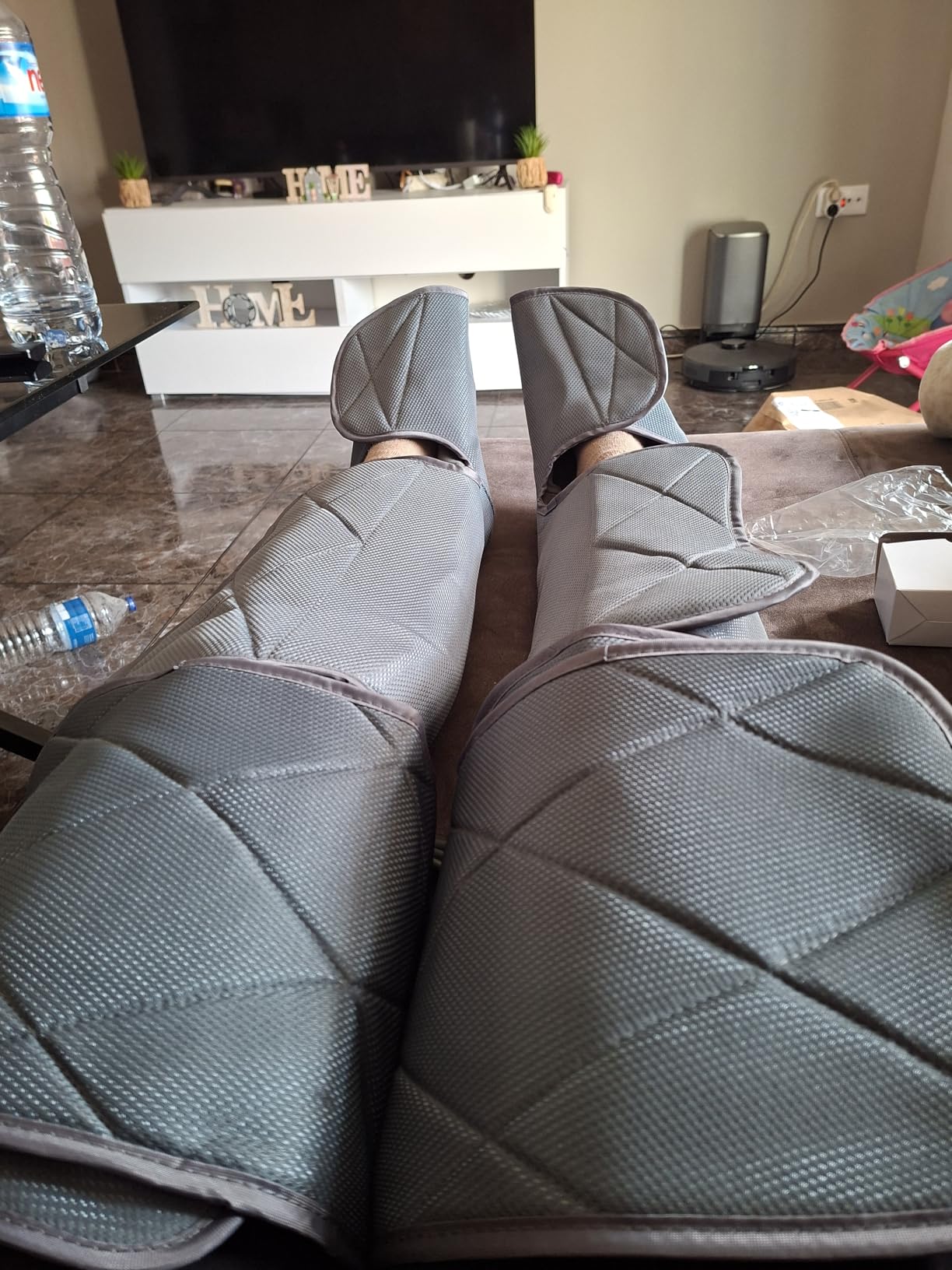 NK Massaggiatore Gambe Compressione Aria Calore 6 Modalità