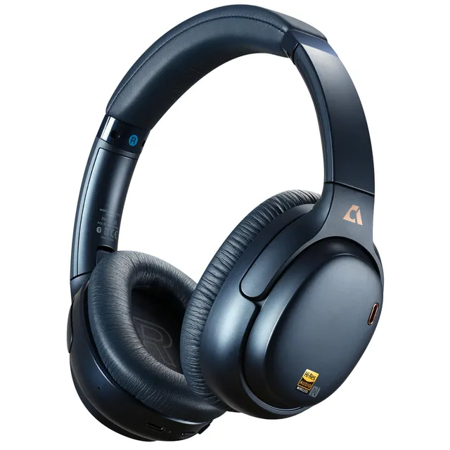 1Mii E700 Cuffie Bluetooth Over-Ear ANC Blu 75 Ore