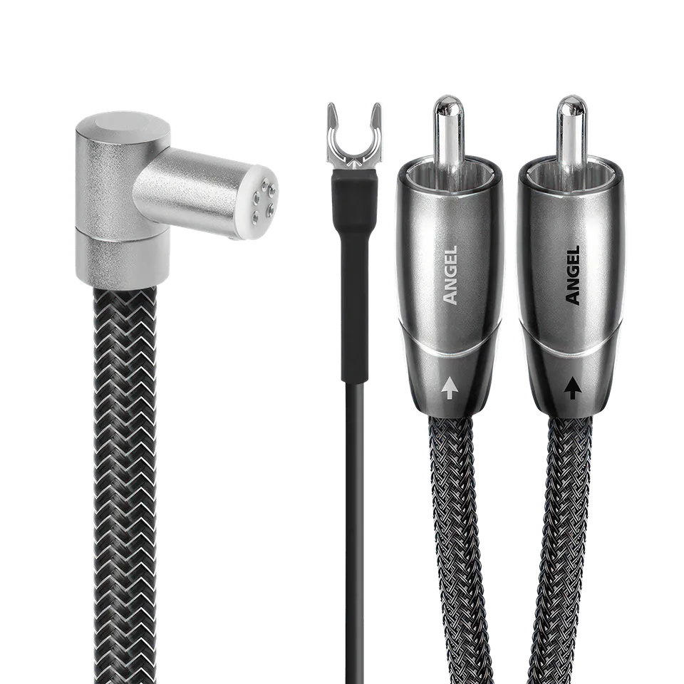 AudioQuest Angel 90° cavo giradischi argento PSS