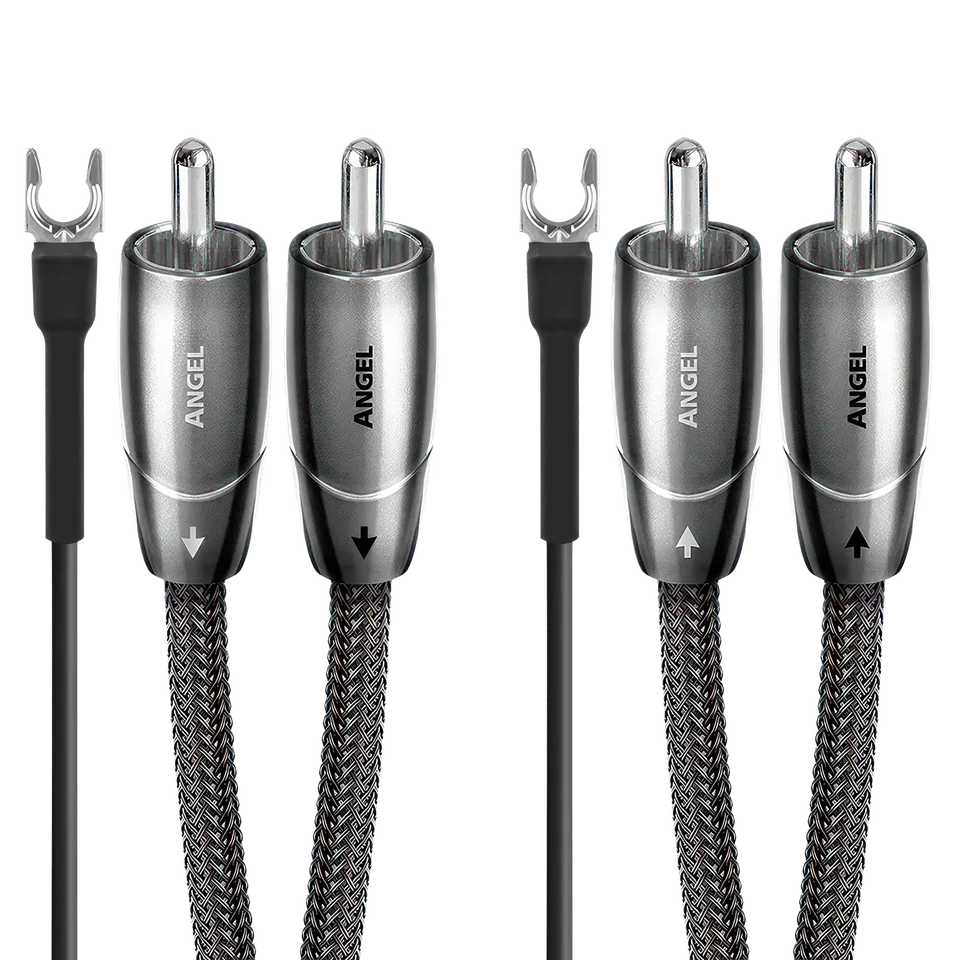 Audioquest Angel Cavo Fono Giradischi Argento PSS
