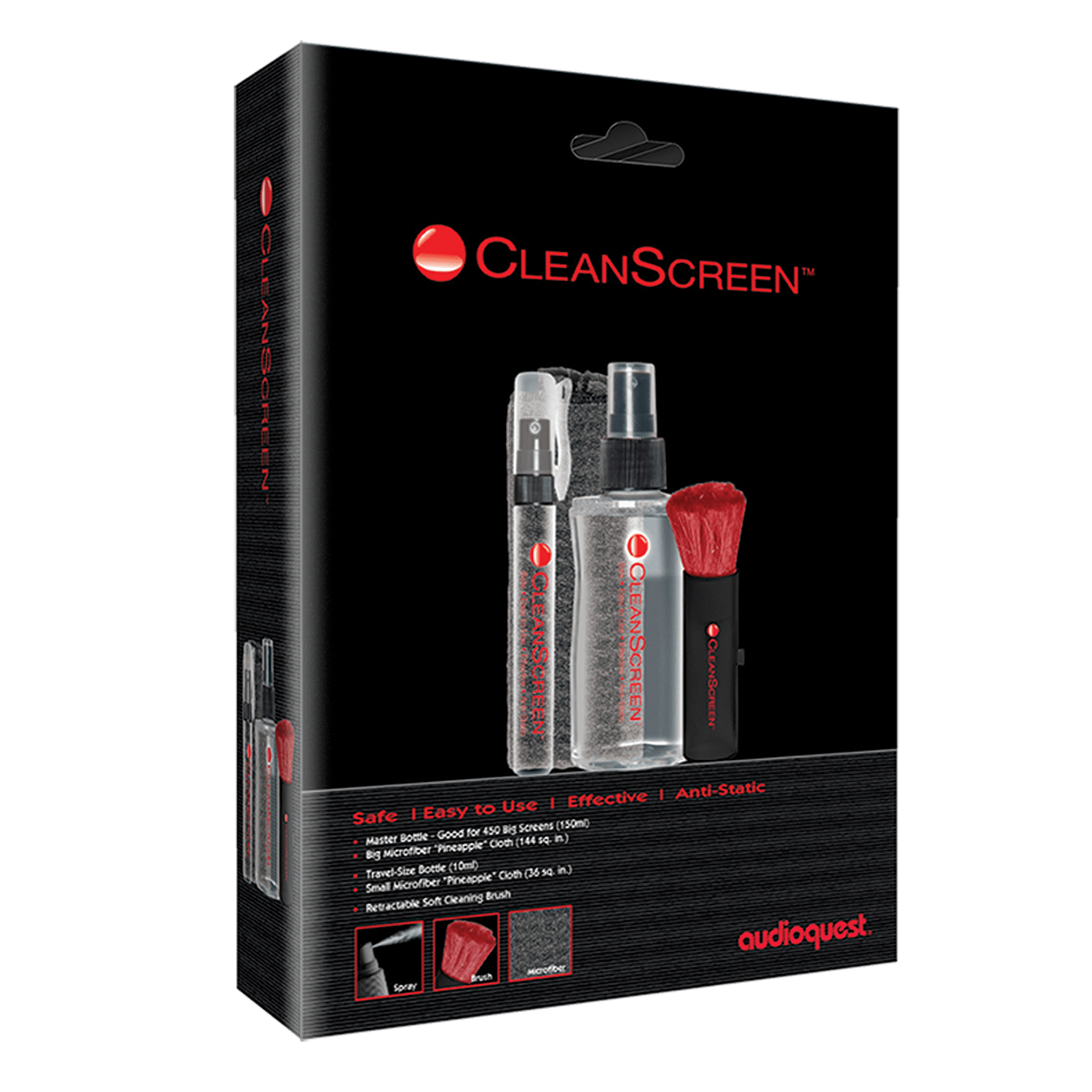 Audioquest CleanScreen kit pulizia schermi con panno