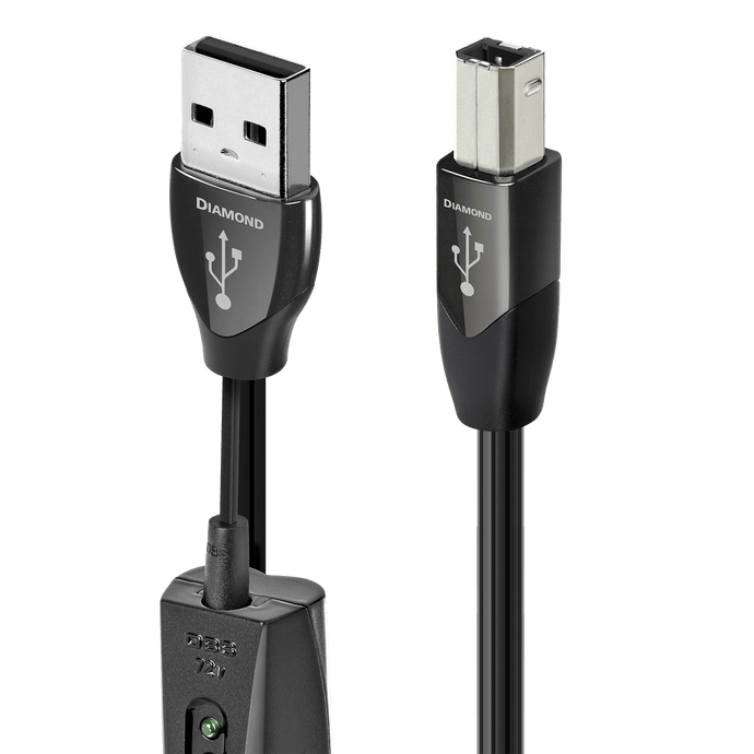 AudioQuest Diamond cavo USB A-B argento PSS 72V DBS
