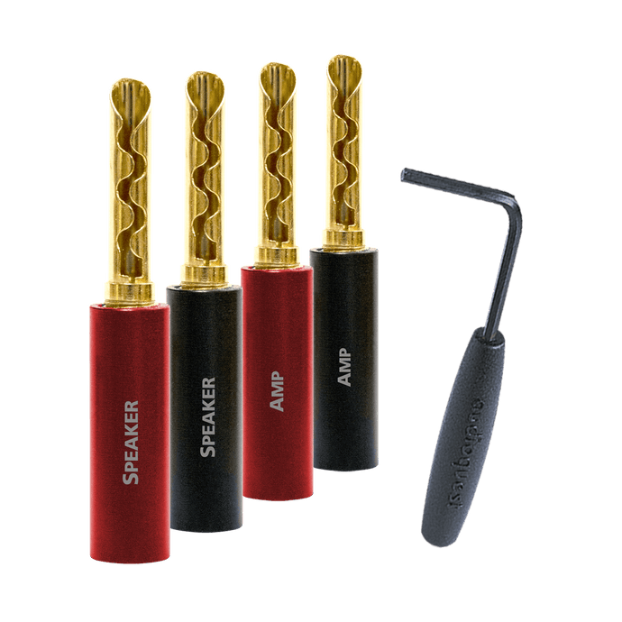 AudioQuest SureGrip 100 spinotti banana oro 9AWG