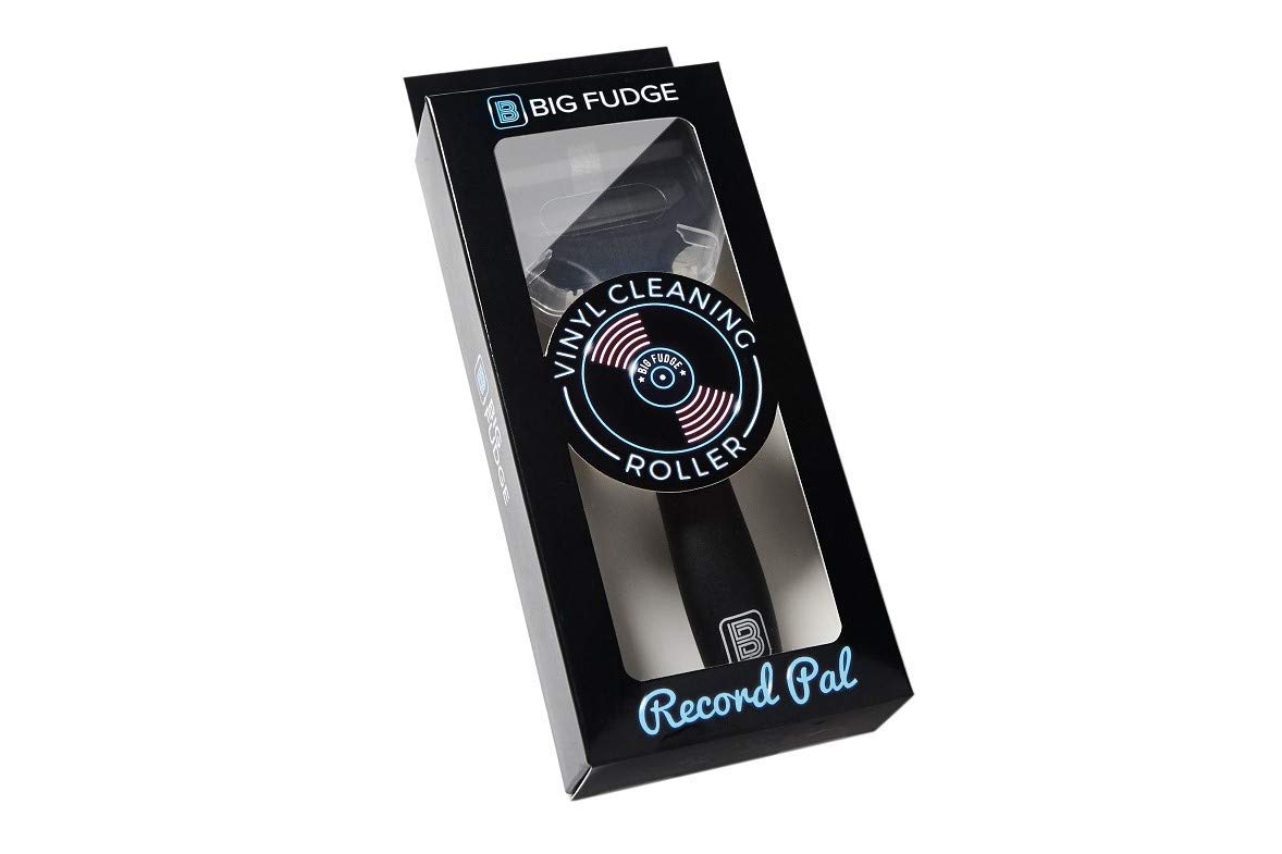 Big Fudge Record Pal Rullo Pulizia Vinili Silicone Nero