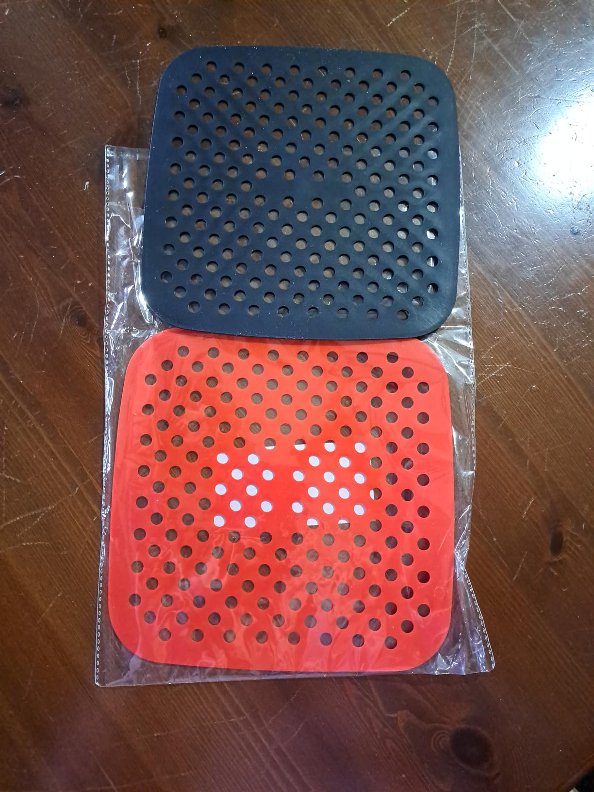 NK tappetino friggitrice ad aria quadrato 19cm 2x silicone