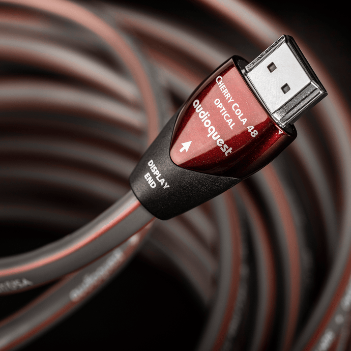 AudioQuest Cherry Cola 48 cavo HDMI ottico 48Gbps lunghe distanze