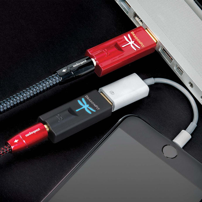 Audioquest DragonFly Black DAC USB cuffie 32-bit ESS 9010