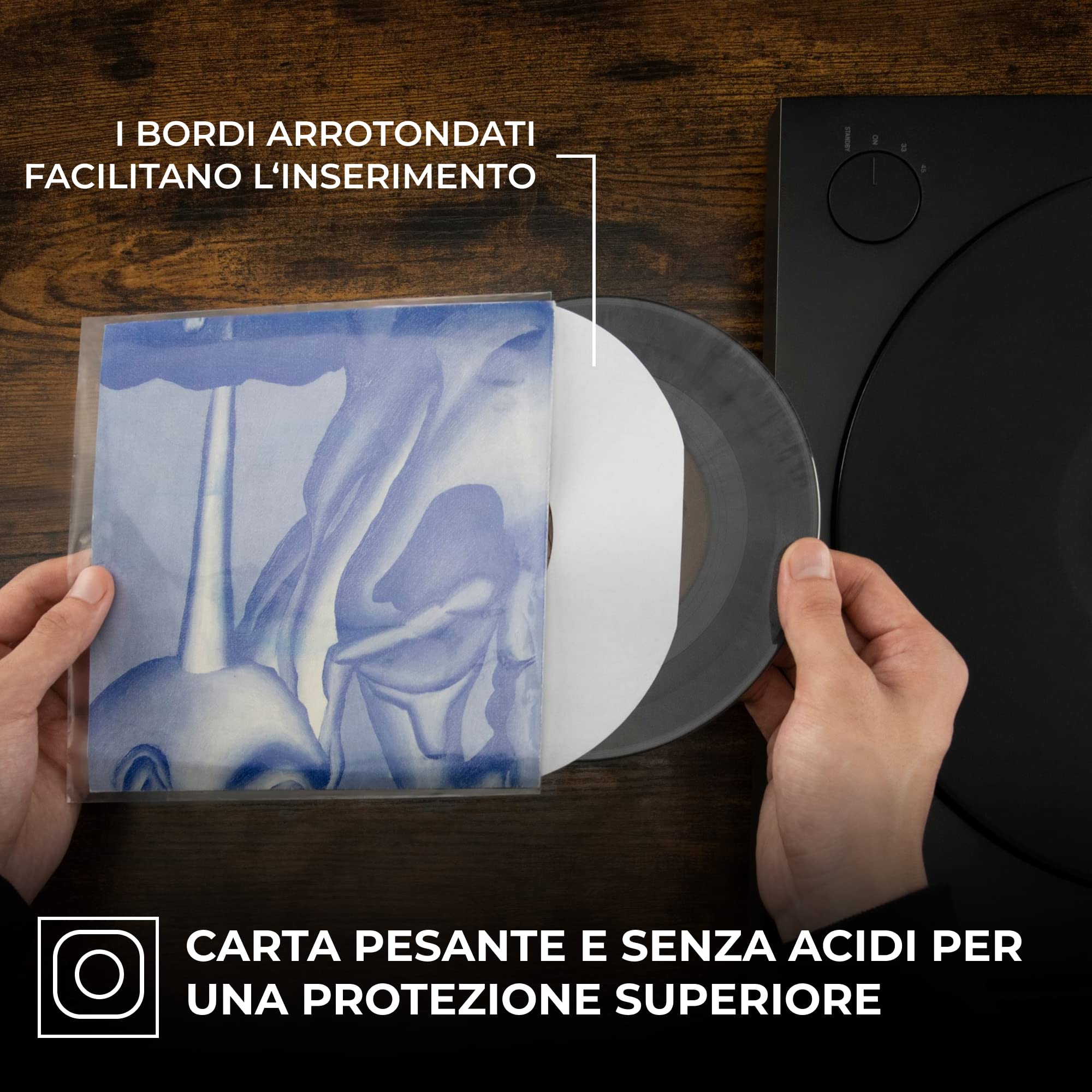 Big Fudge Inner Sleeves Buste Interne Vinili 50 Pezzi