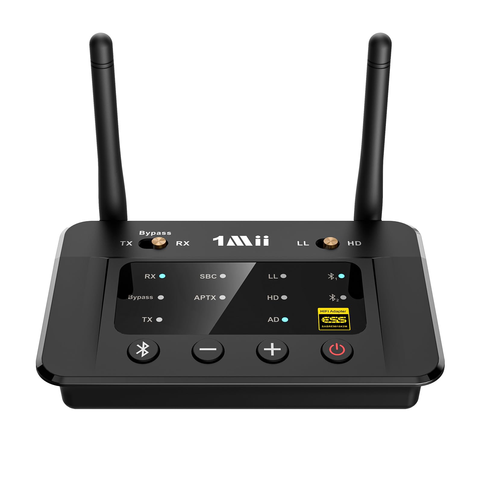 1Mii B03Pro+ Trasmettitore Ricevitore Bluetooth 5.3 LDAC TV