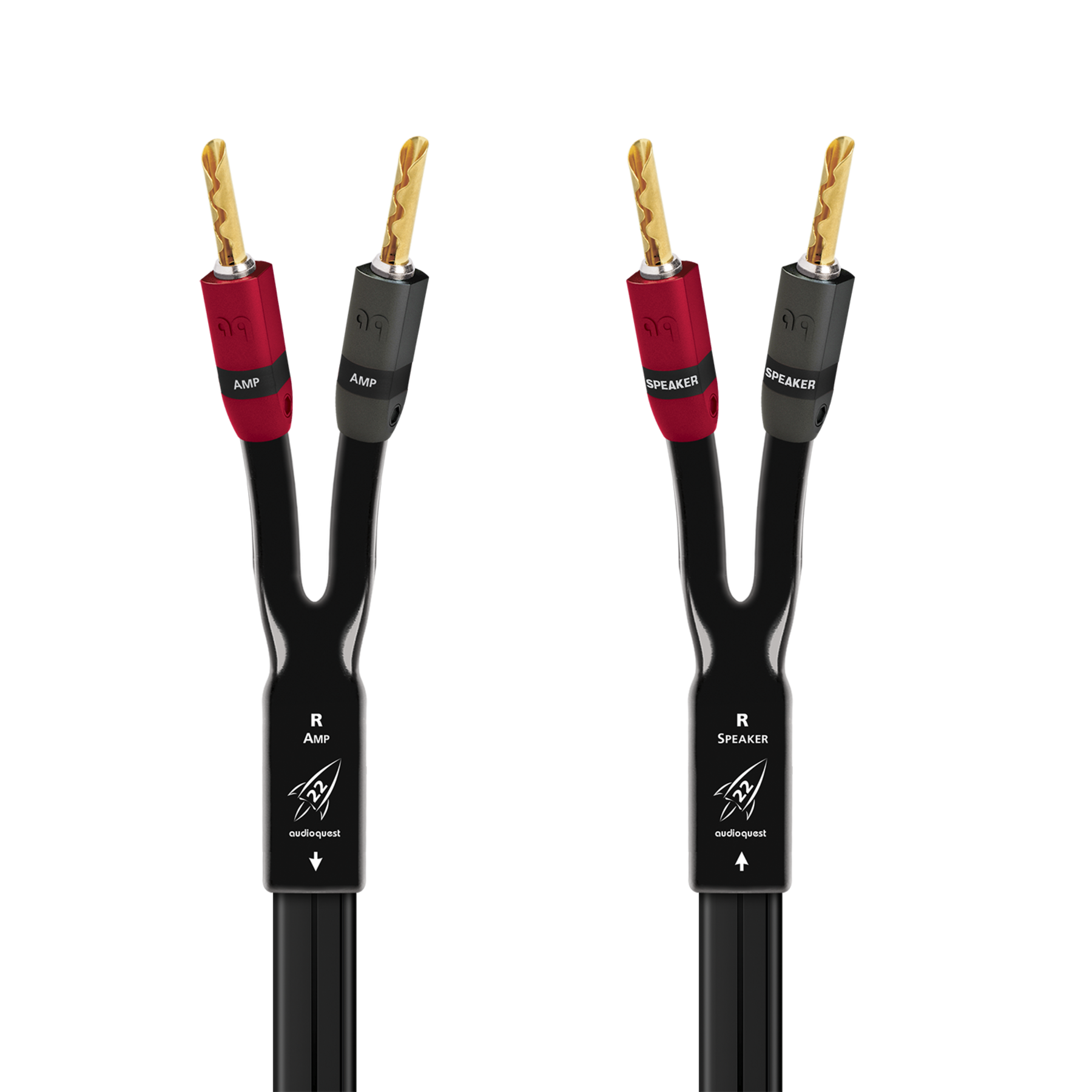 AudioQuest Rocket 22 Cavo Diffusori Coppia 2 m Banana Rame
