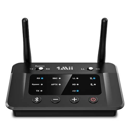 1Mii B03 Trasmettitore Ricevitore Bluetooth 5.3 aptX TV