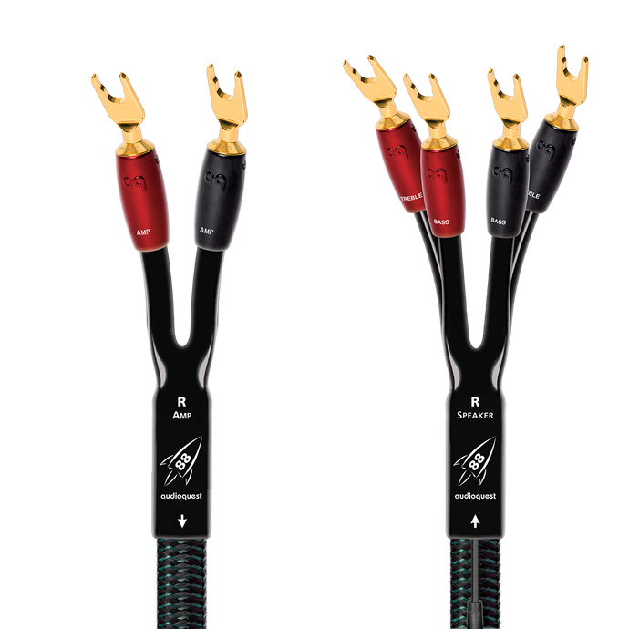 AudioQuest Rocket 88 cavo diffusori single-bi-wiring banane