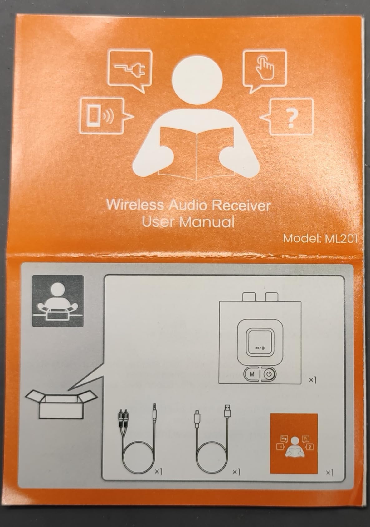 1Mii ML201 ricevitore Bluetooth 5.1 RCA AUX bassi
