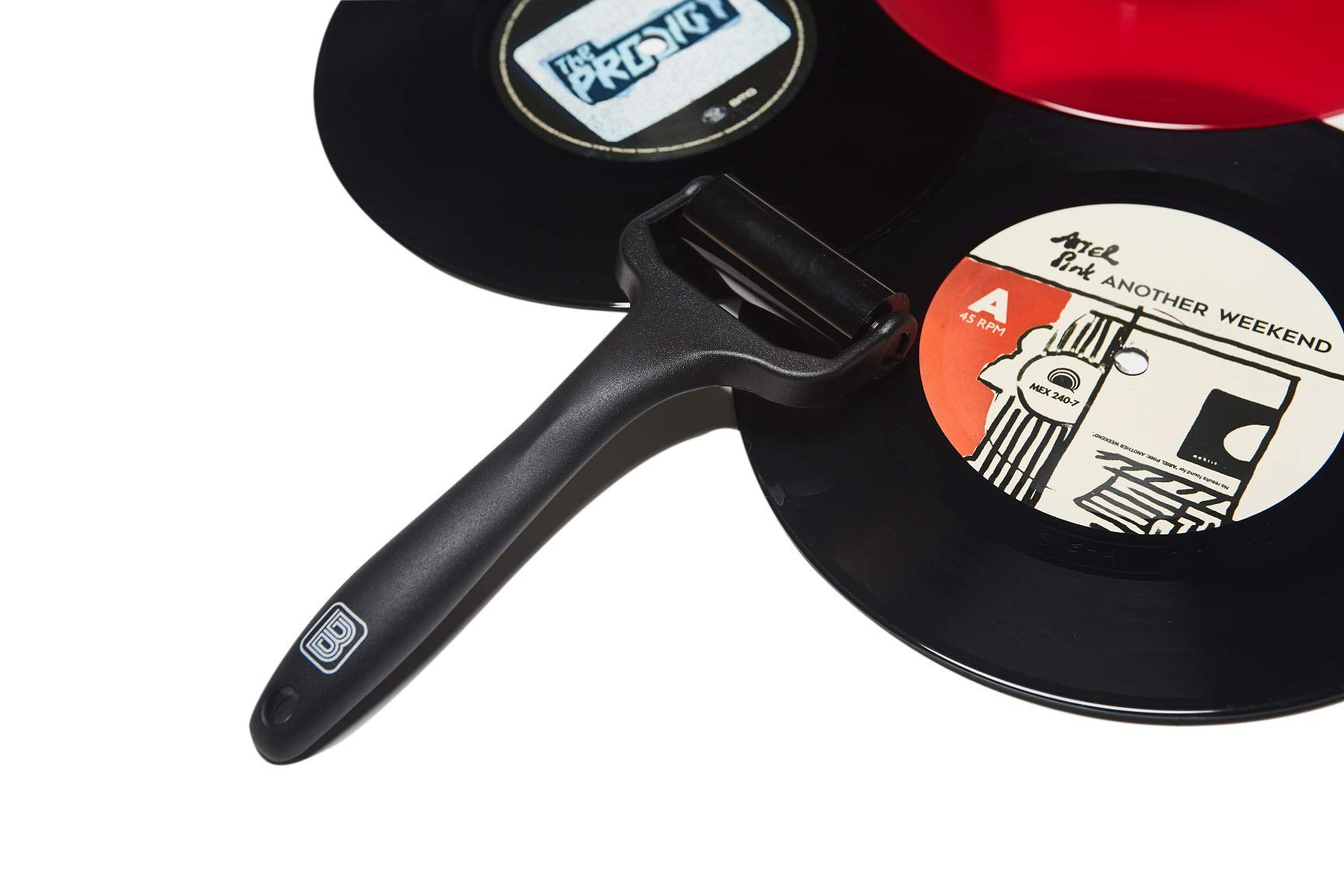 Big Fudge Record Pal Rullo Pulizia Vinili Silicone Nero