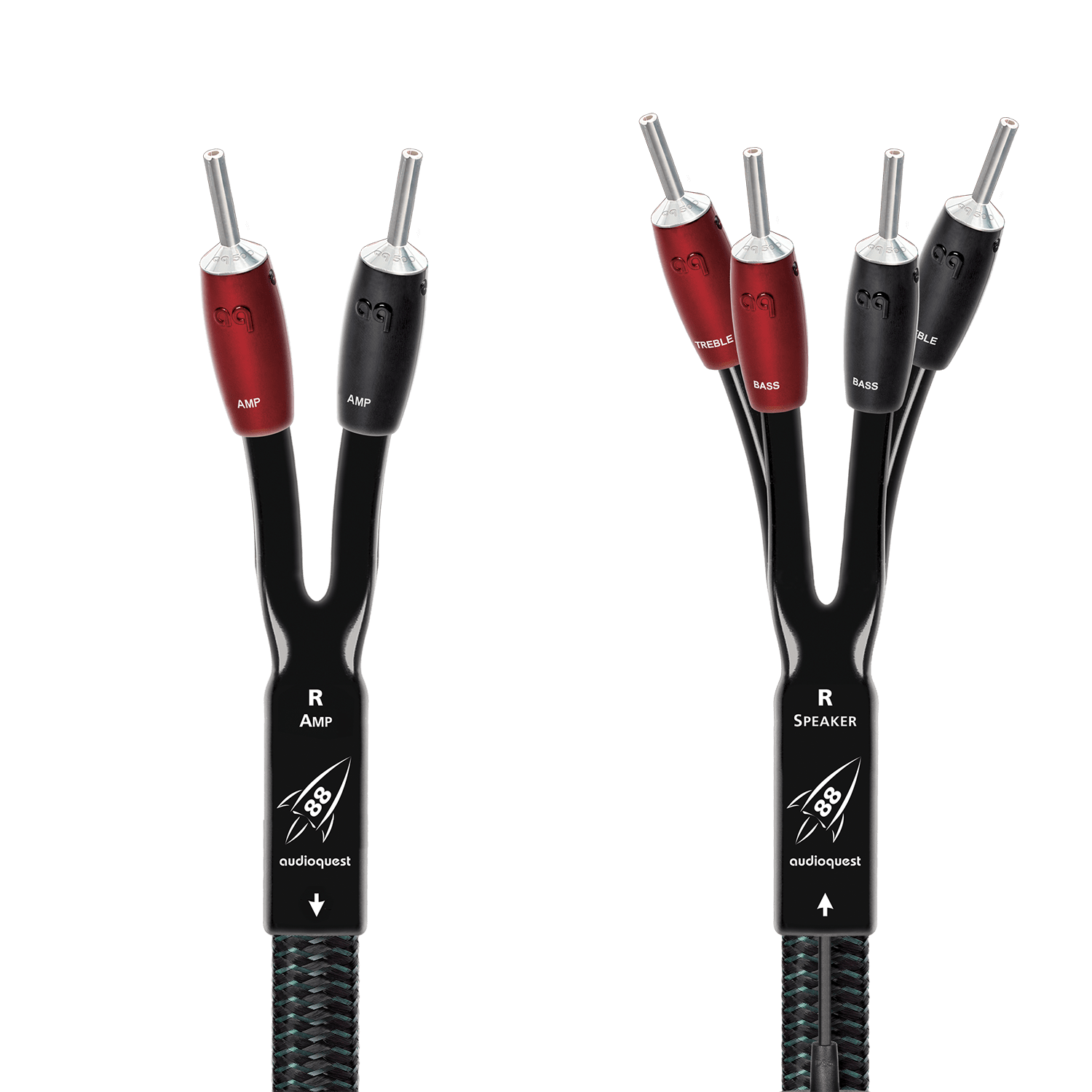 Audioquest Rocket 88 cavo diffusori Single-BiWire coppia 2,4 m
