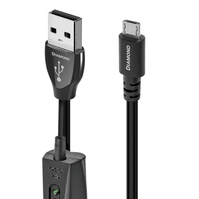 AudioQuest Diamond cavo USB-A/Micro B 2.0 argento PSS