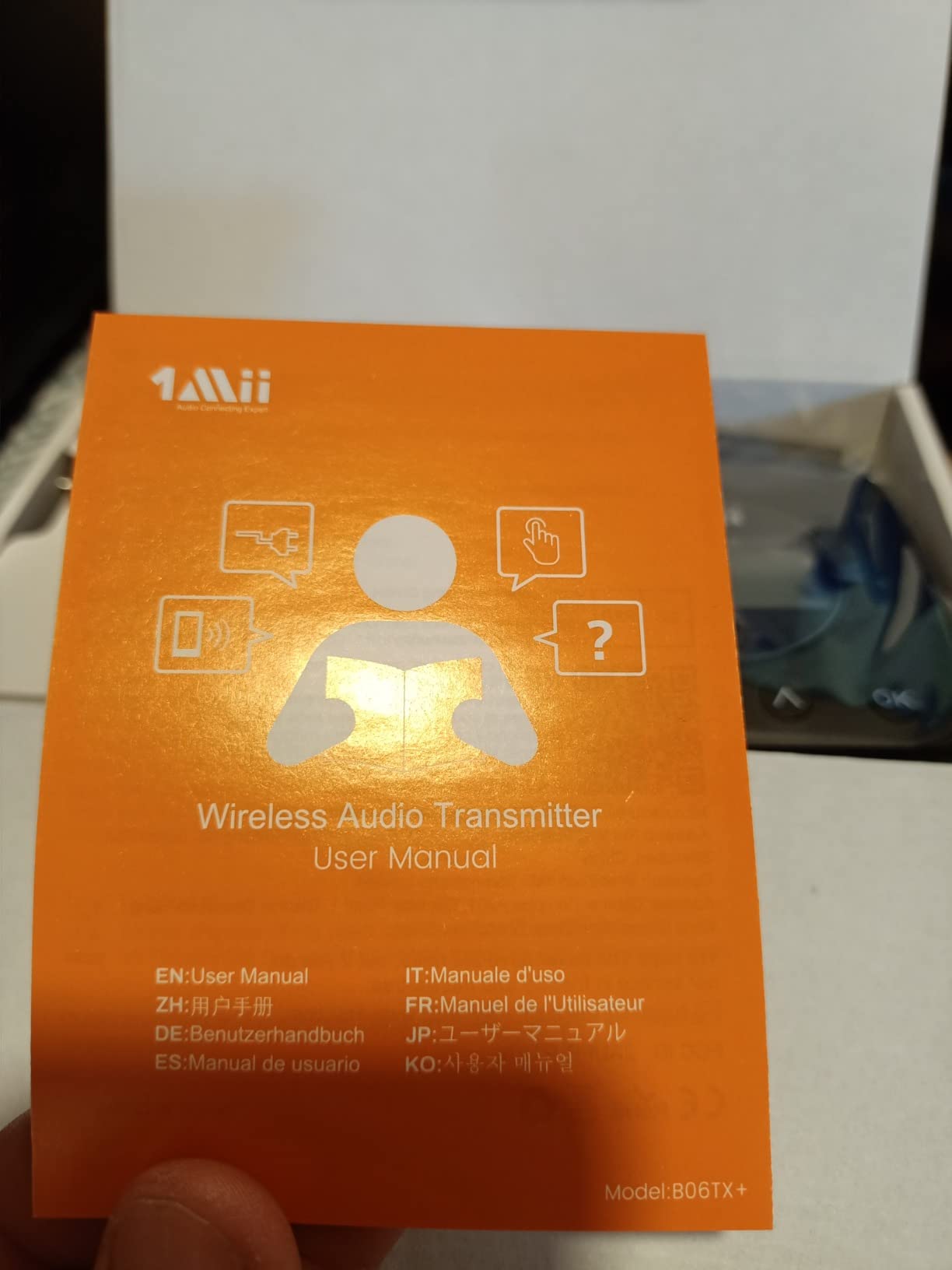 1Mii B06TX+ Trasmettitore Bluetooth TV 5.2 aptX 2 Cuffie Ottico