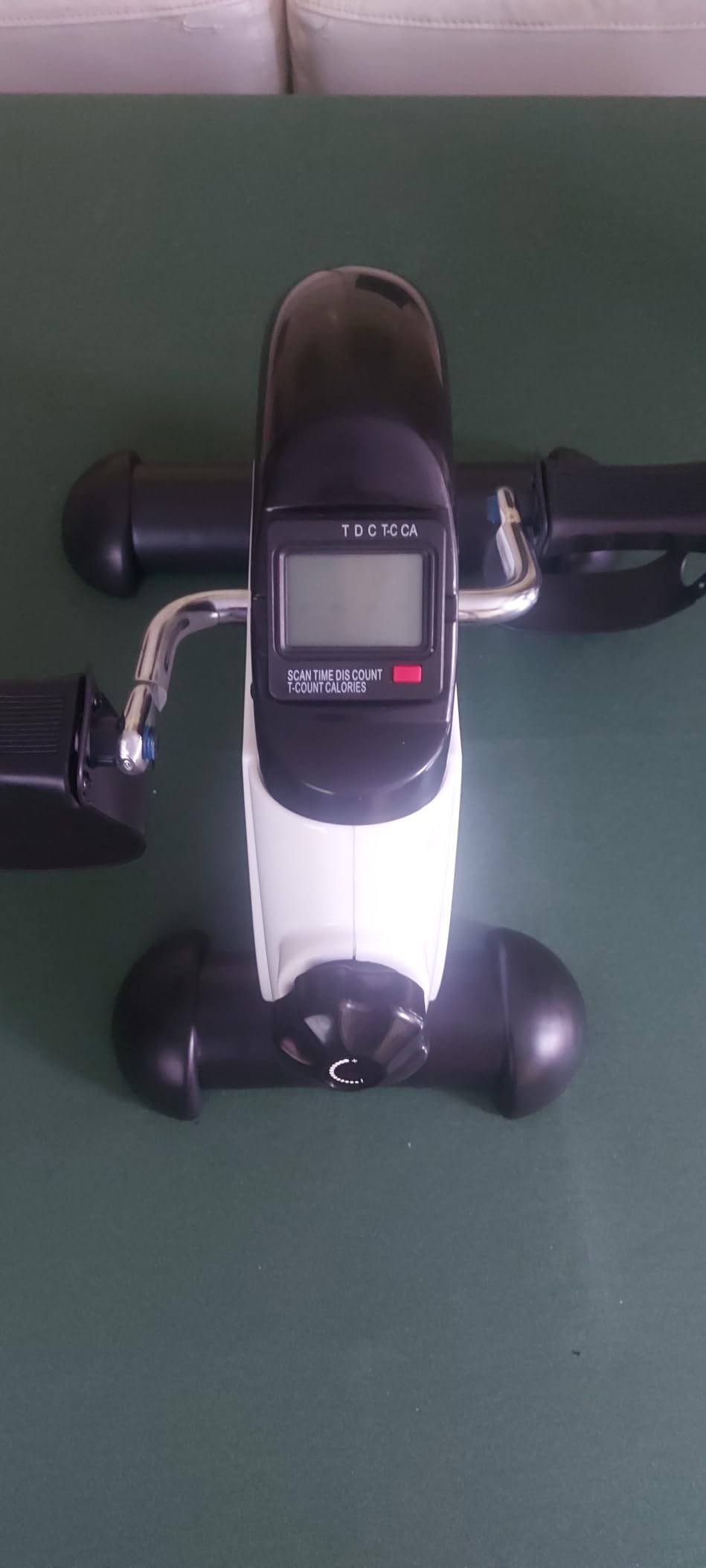NK Pedali Statici Mini Bike Braccia Gambe Display LCD
