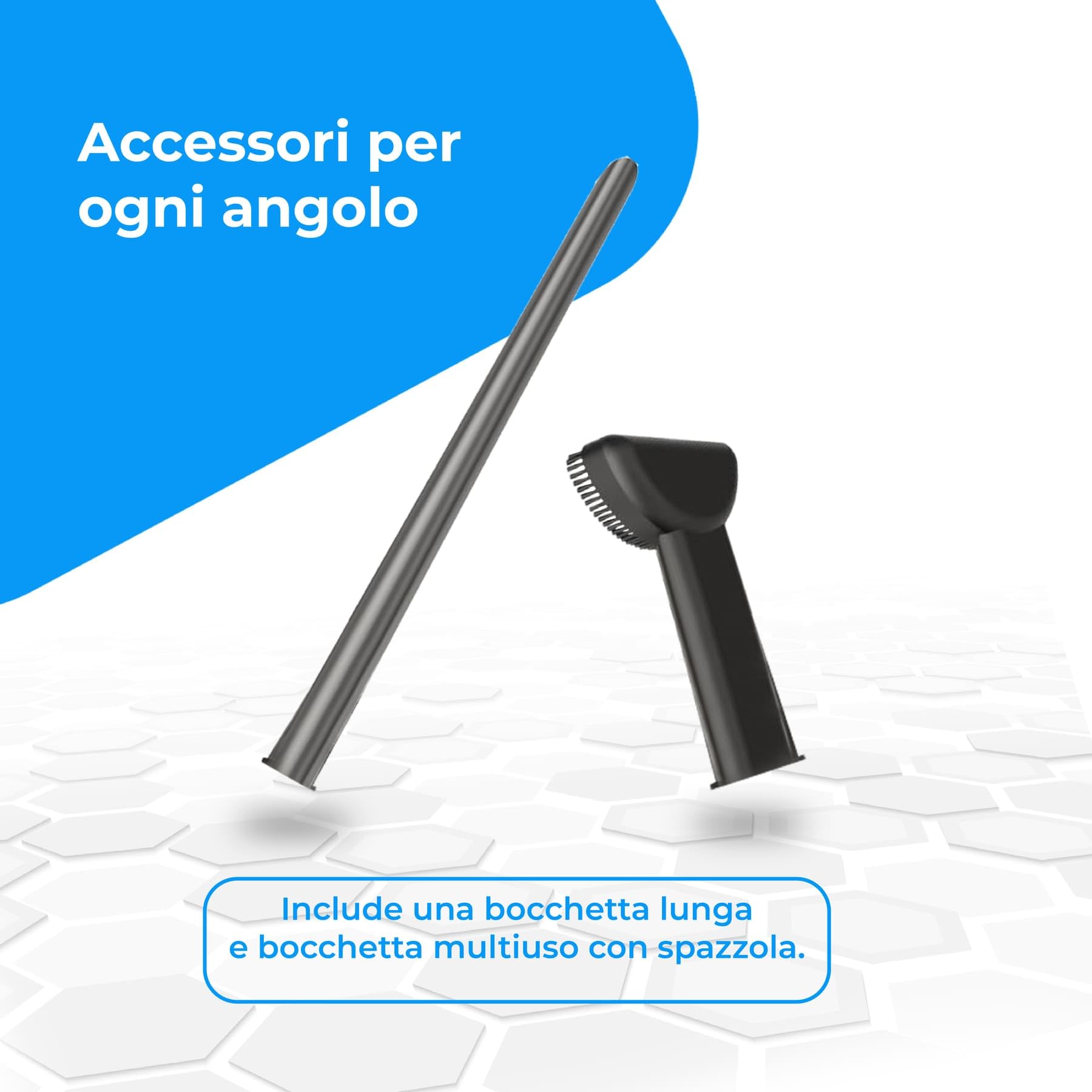 NK Mini Aspirapolvere Senza Cavo 6000 PA USB-C